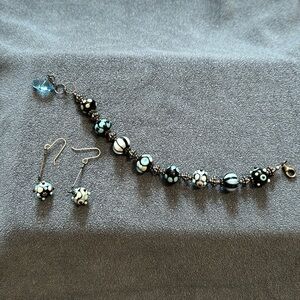 Stunning hand made glass bracelet